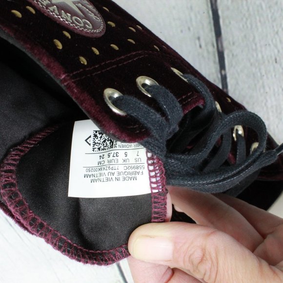 CONVERSE Studded Chuck Taylor Sneakers Size 7 - Picture 9 of 10